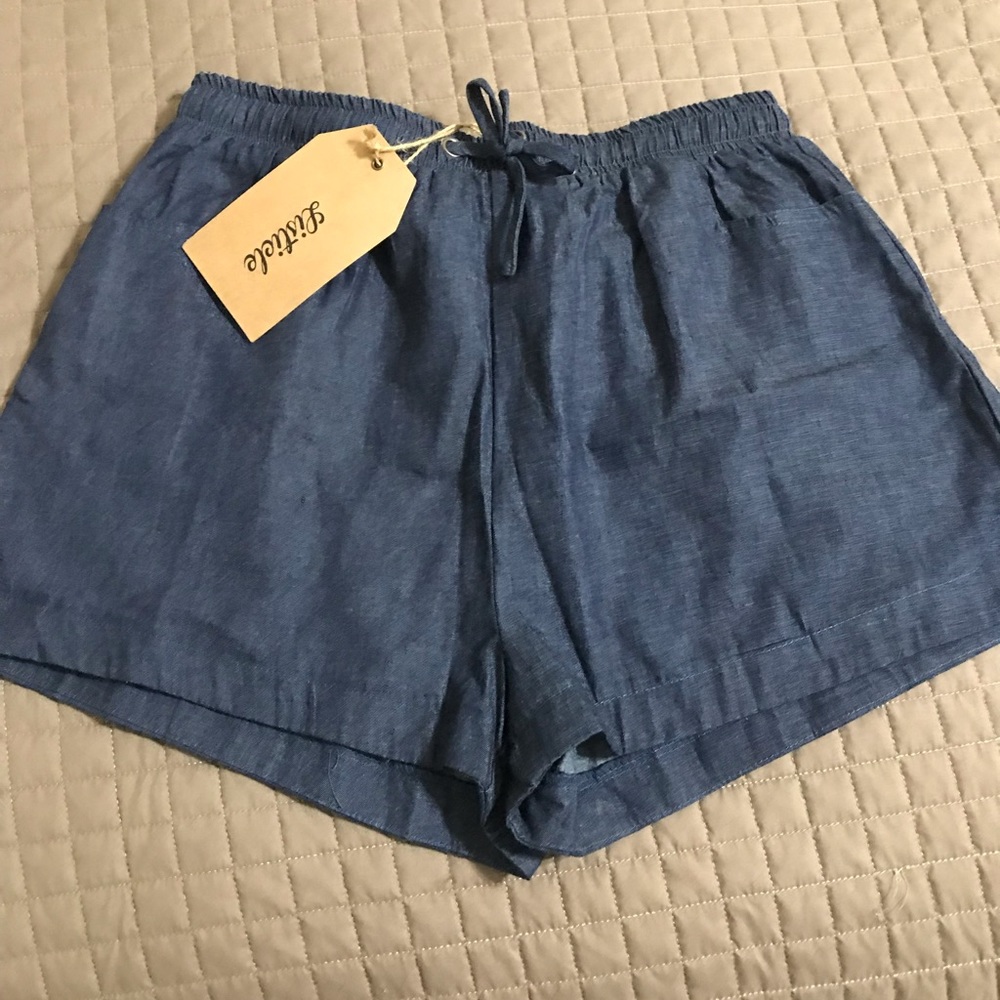 Denim shorts